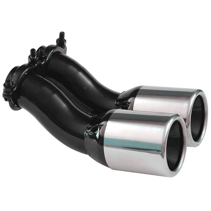 Stainless Steel Sport Double Tail Pipe Exhaust Trim