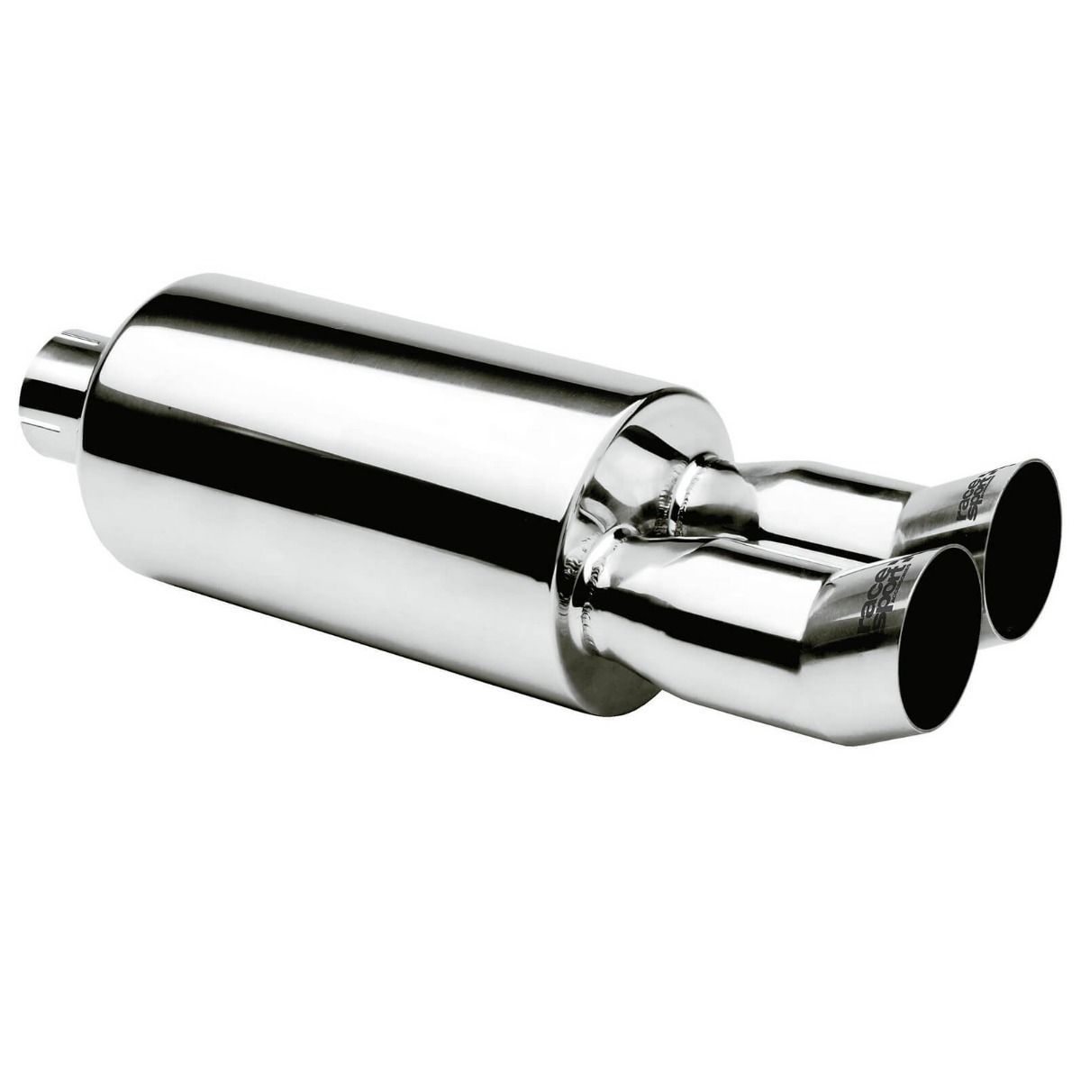 Stainless Steel Twin Tube Exhaust Tip