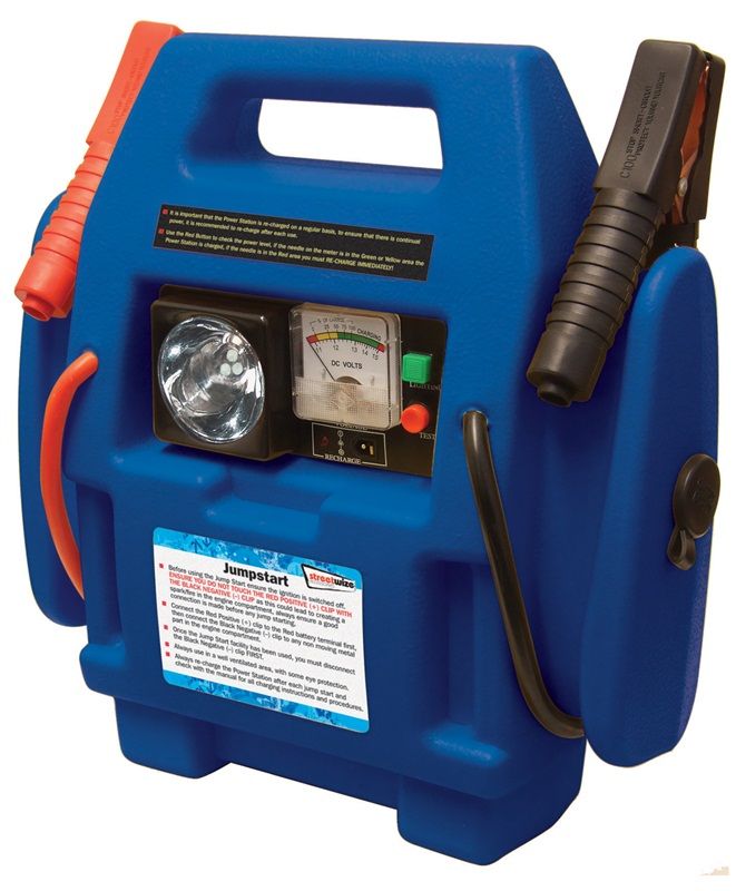 Streetwize Jump Start Power Station 260psi Air Compressor for Petrol & Diesel Cars