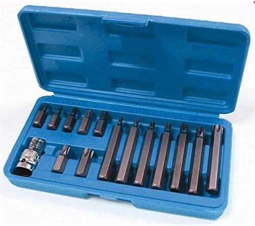 Streetwize Torx Bit Set 15 Piece with Case