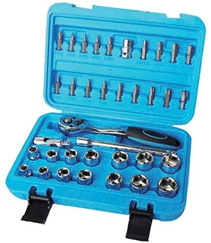 Streetwize Chrome Vanadium Drive Socket Set - 36 Piece