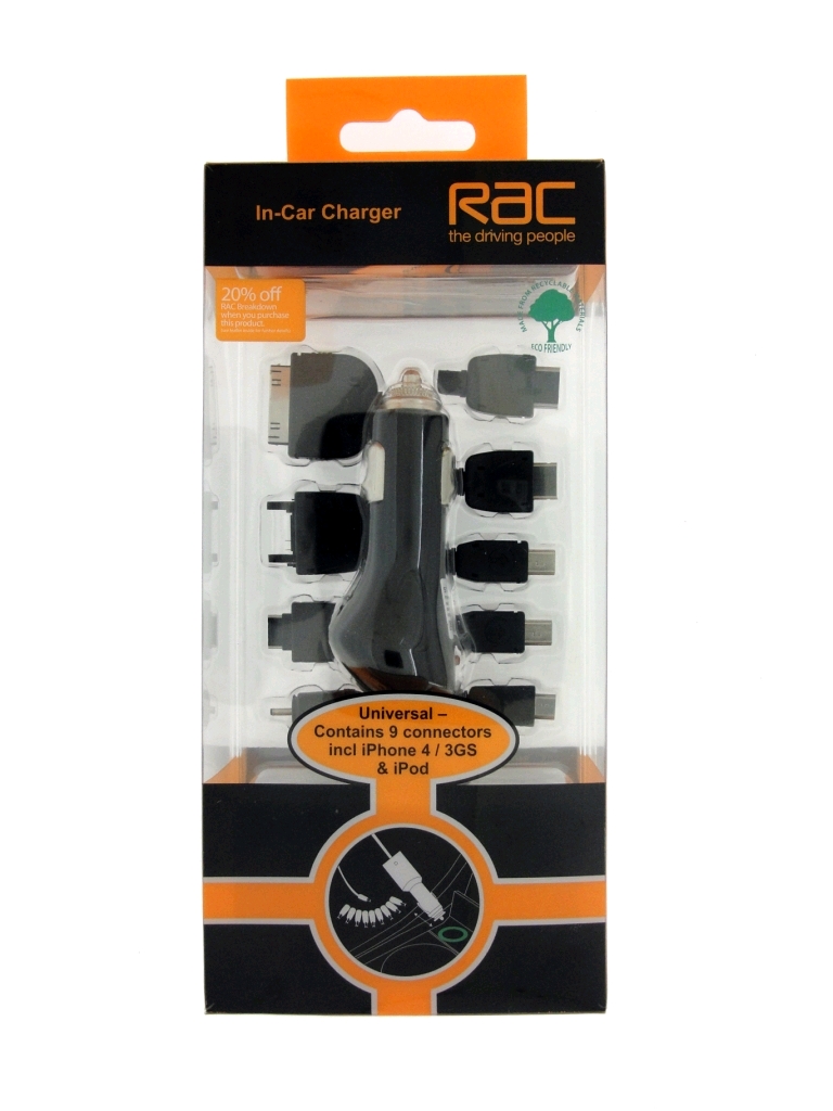 RAC Universal In Car Charger