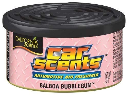 California Scents Car & Home Long Lasting Tin Air Fresheners - BILBAO BUBBLEGUM