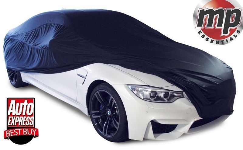 MP Essentials Soft Breathable Fabric Indoor, Garage & Showroom Full Car Cover - BLACK