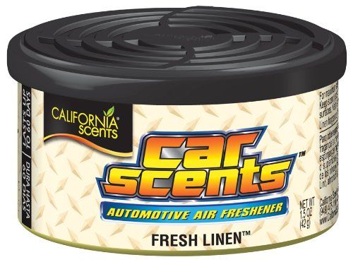 California Scents Car & Home Long Lasting Tin Air Fresheners - FRESH LINEN