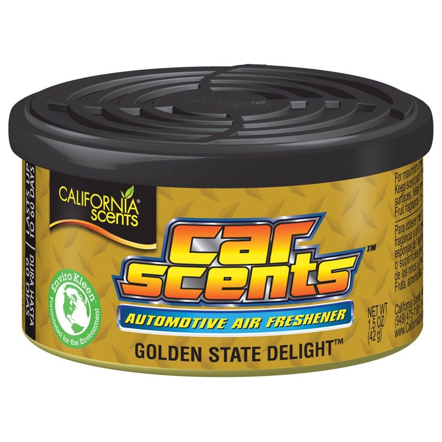 California Scents Car & Home Long Lasting Tin Air Fresheners - GOLDEN STATE DELIGHT