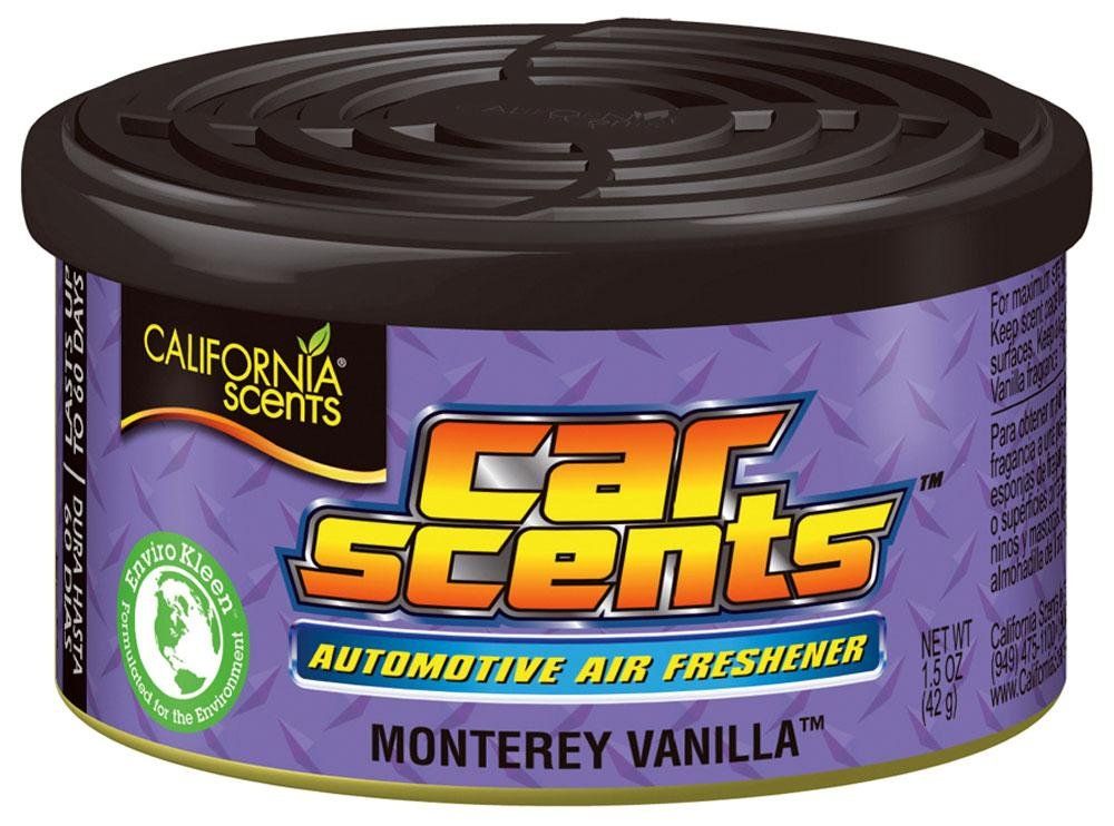 California Scents Car & Home Long Lasting Tin Air Fresheners - MONTERAY VANILL