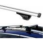 Summit 120cm Aluminum Lockable Roof Bars to Fit Cars with Raised Running Rails