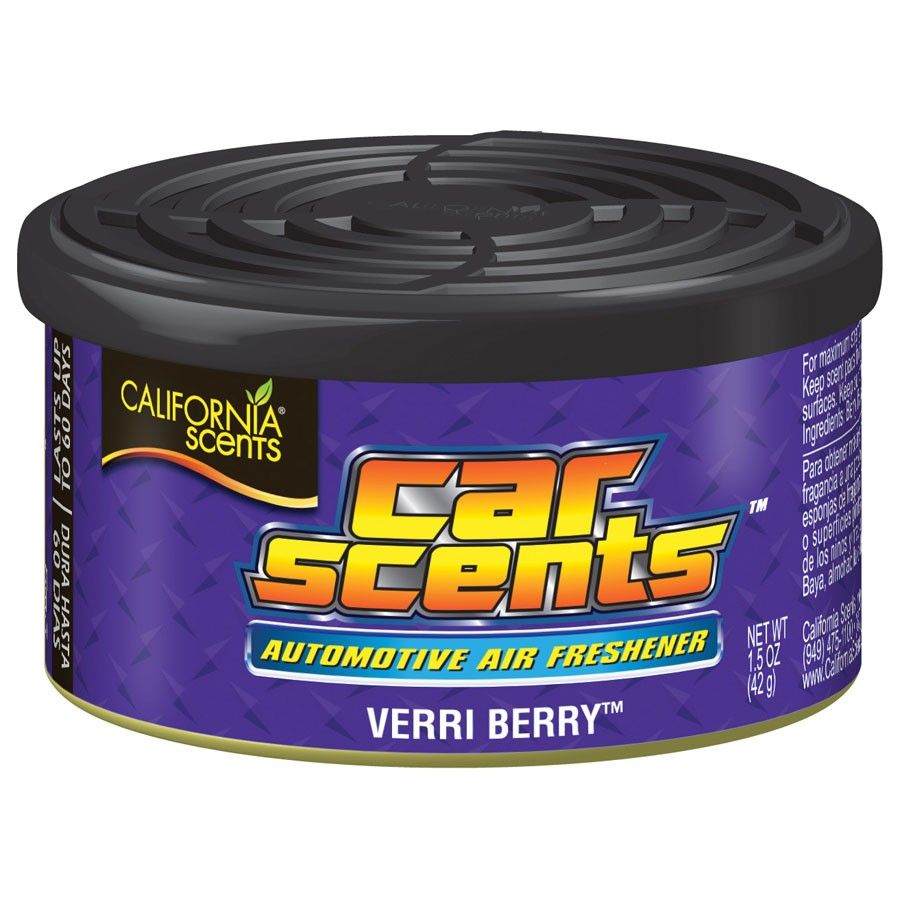 California Scents Car & Home Long Lasting Tin Air Fresheners - VERRI BERRY